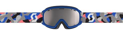 Превью Детские горнолыжная маска Маска горнолыжная SCOTT Junior Witty Chrome Blue Grey/Silver Chrome (271826-1099313)